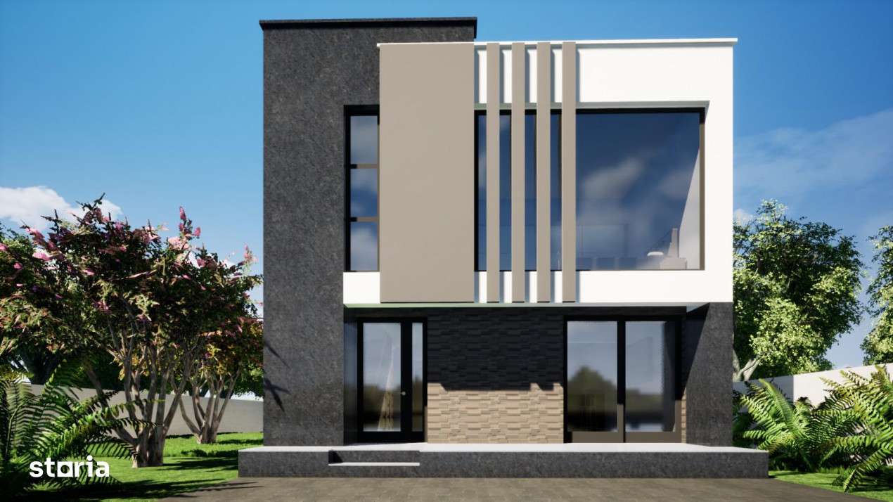 Vila individuala P+E, design mediteranean, Calea Harmanului, Comision-2