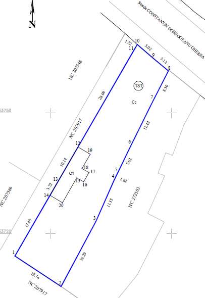 Teren 717mp Nord Baneasa Dobrogeanu Gherea Sisesti Ionescu de la Brad-2