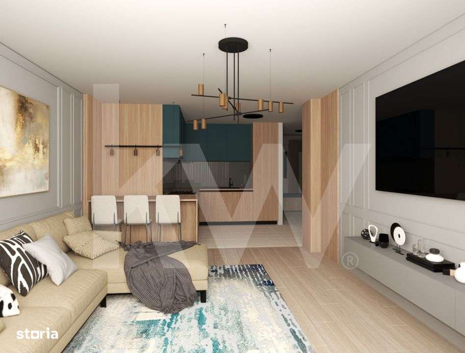 Apartament 2 camere 61,34 mp - Imagine principală: 2/8