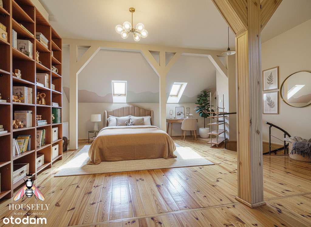 Segment z charakterem, 4 sypialnie, balkon, taras,-16