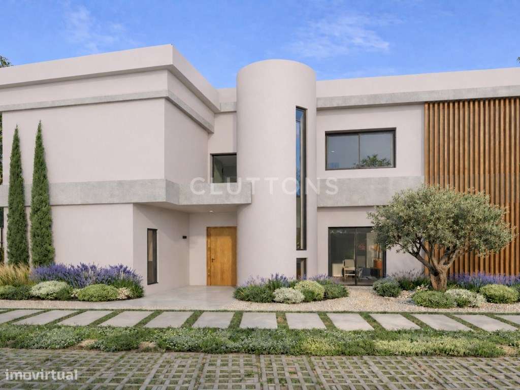 Moradia T4+1 contemporânea com piscina e jardim em Birre, Cascais-5