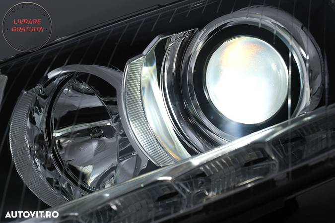 Faruri LED Audi A6 4F C6 (2008-2011) Conversie pentru Xenon la Facelift Design- livrare gratuita - 12