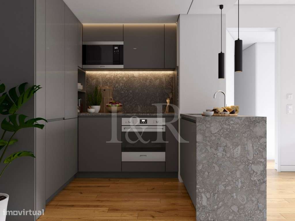 Apartamento T1 com estacionamento e vista rio, na Av. Infante Santo... - Grande imagem: 4/24