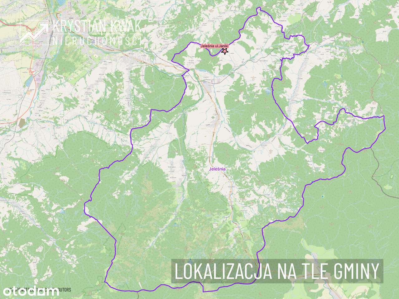 Małe widokowe działki w górach Jeleśnia Janiki-15