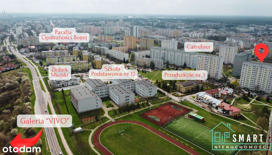 Nowa Cena! 2-pokojowe mieszkanie z balkonem i windą, al. Jana Pawła II-9