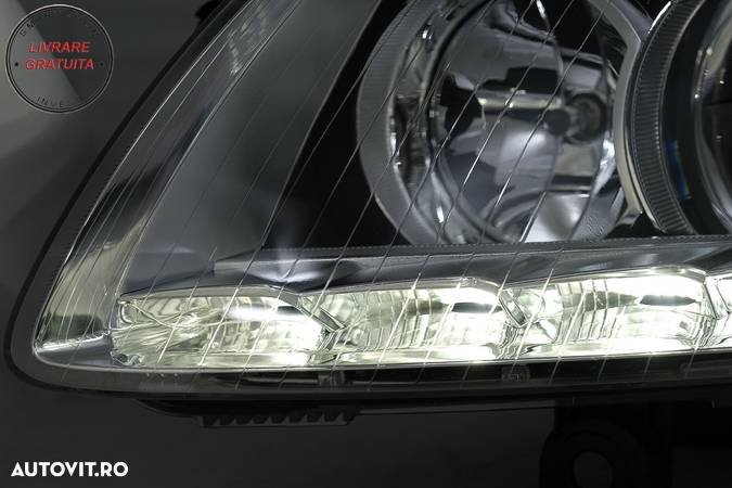 Faruri LED Audi A6 4F C6 (2008-2011) Conversie pentru Xenon la Facelift Design- livrare gratuita - 8