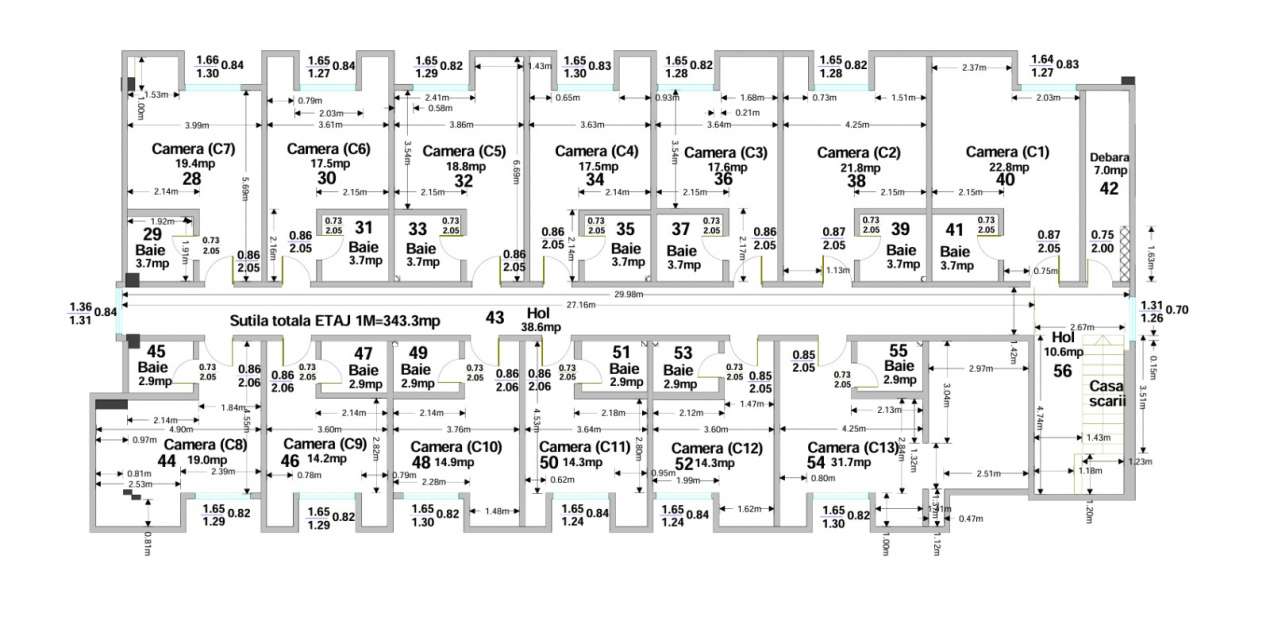 Vanzare investitie - cladire multifunctionala 65 spatii  4 etaje  Gura - Imagine principală: 5/19