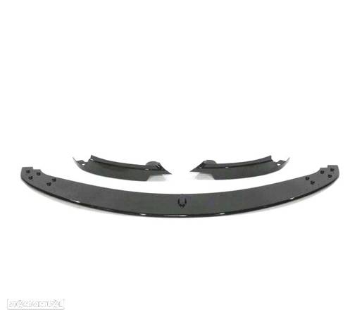 SPOILER LIP DIANTEIRO PARA BMW E92 E93 LCI 10-14 LOOK M3 PRETO BRILHANTE - 3