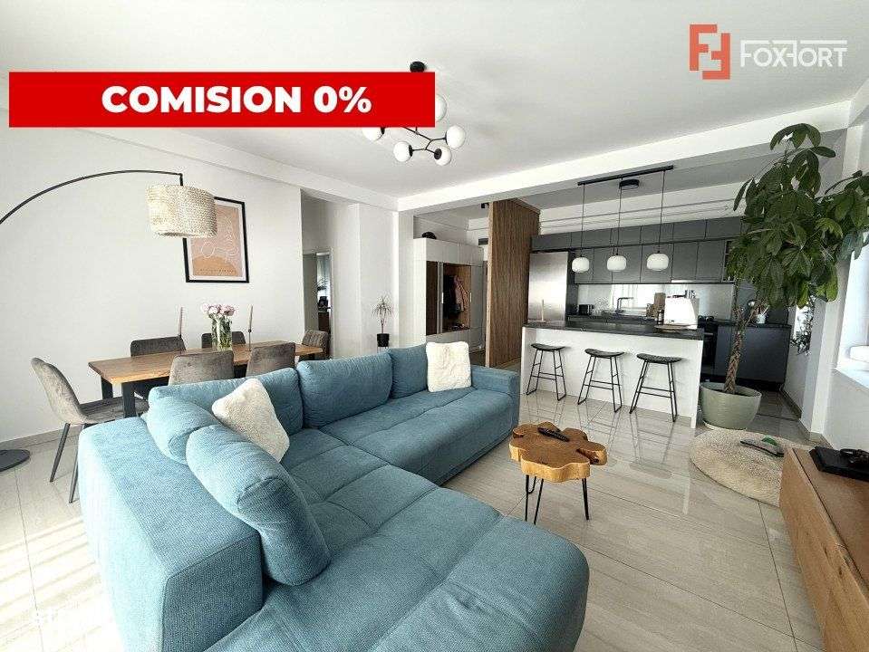 COMISION 0%- Apartament cu 3 camere, mobilat, 2 locuri de parcare, in - Imagine principală: 2/11