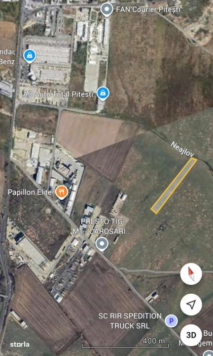 Teren 10.000 mp zona industriala Albota 12 euro mp -Arges - Imagine principală: 2/3