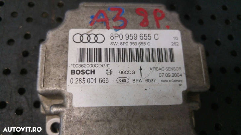 Modul calculator airbag audi a3 8p 8p0959655c 0285001666 - 3