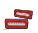 FAROLINS TRASEIROS LED DINÂMICO PARA MERCEDES "W463" CLASSE G 90-12 RED CRYSTAL VERMELHO CRISTAL - 2