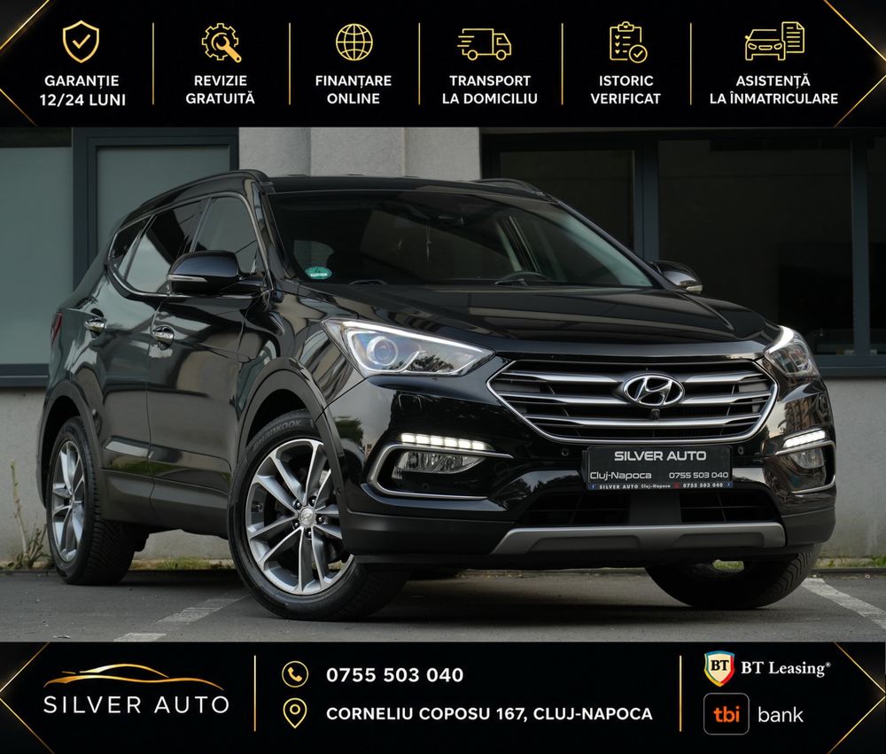 Hyundai Santa Fe blue 2.2 CRDI 4WD Automatik Style 2016
