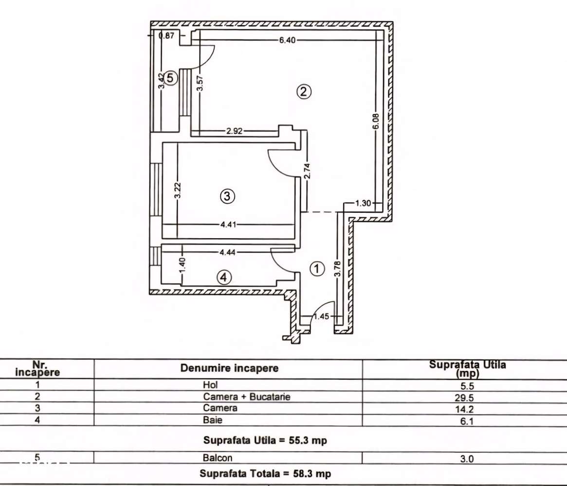 Apartament 2 camere modern – Palazu Mare, bloc nou, vedere către lac-9