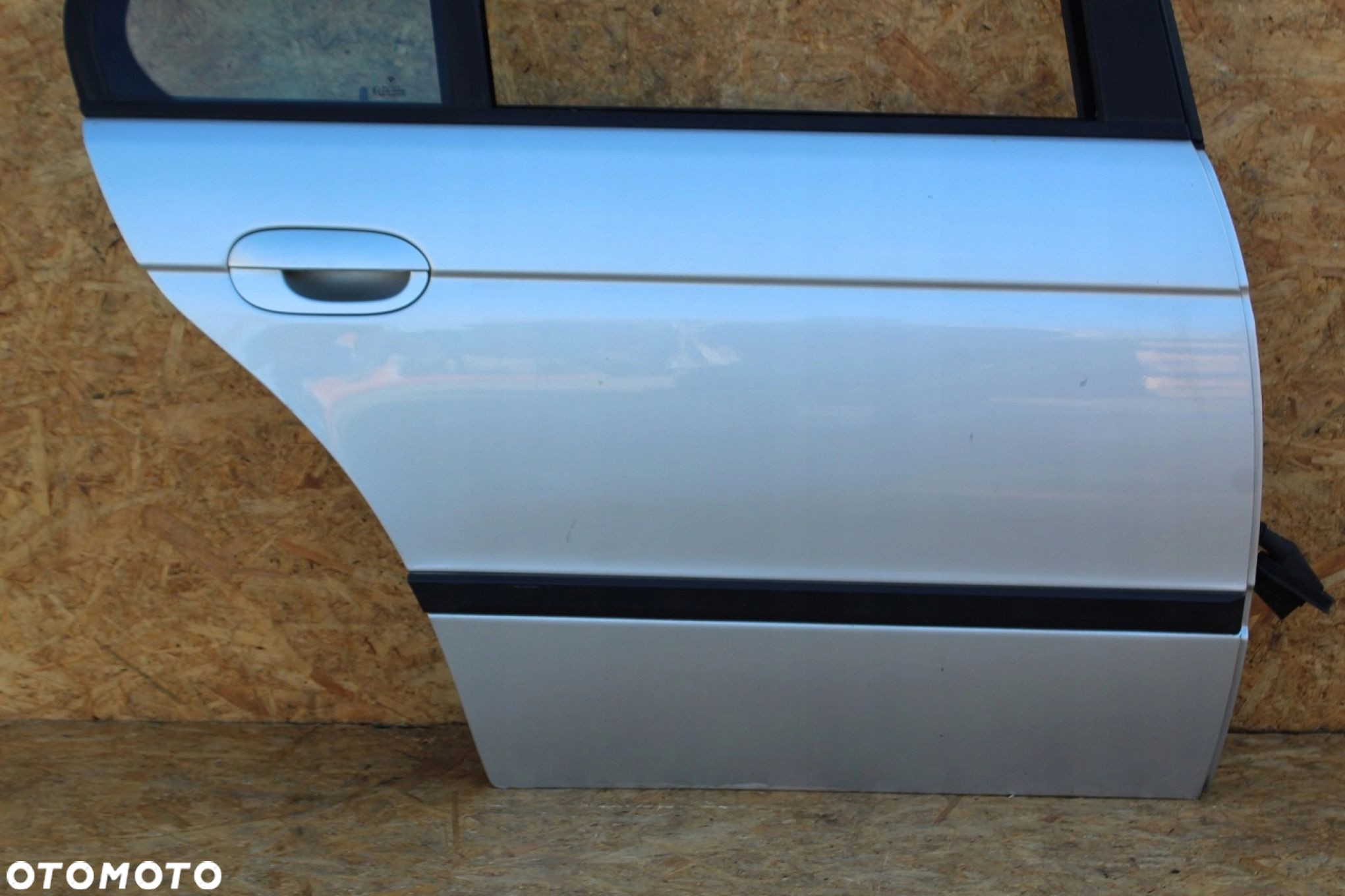 Drzwi BMW 5 E39 PRAWY TYŁ prawe tylne TITANSILBER kompletne SEDAN - 2