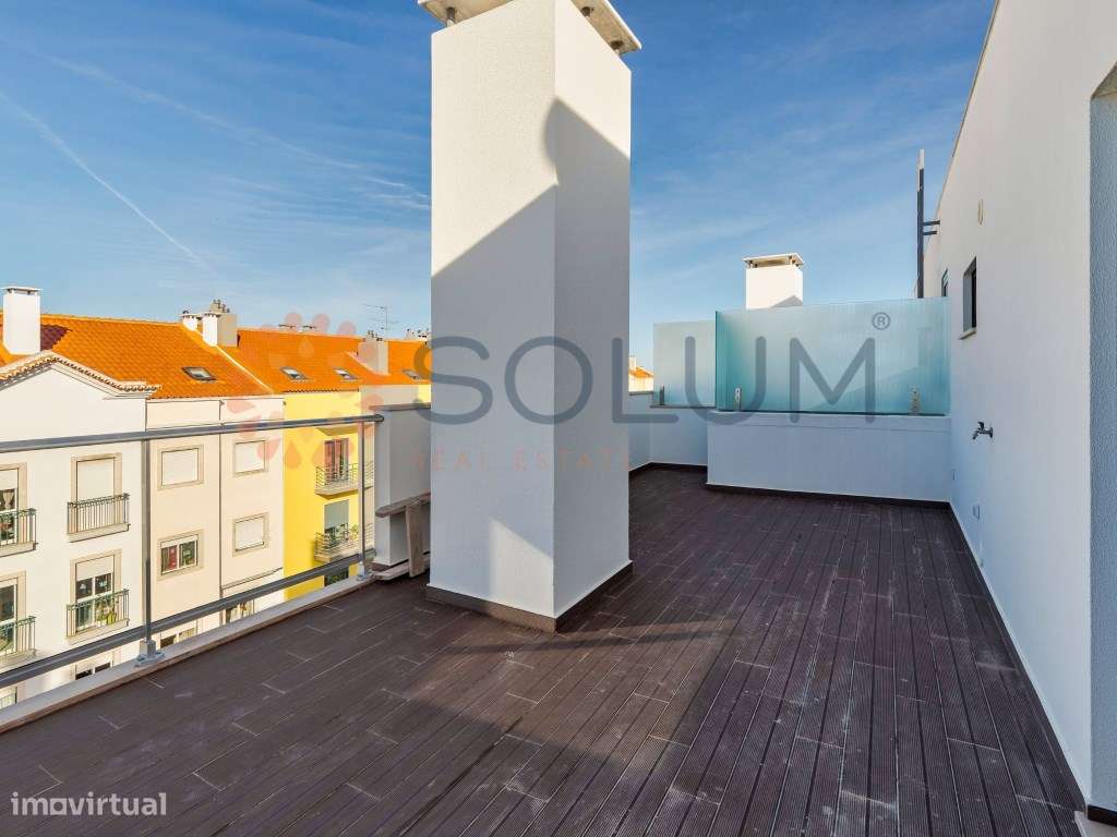 T4 Duplex novo, centro da vila de Alcochete-19