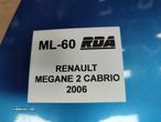 ML60 Mala Renault Megane 2 Cabrio De 2006 - 2