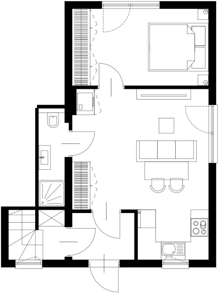 Dom wolnostojący dla dwóch rodzin – Bielsko-Biała, ul. Brzóski bez PCC-14