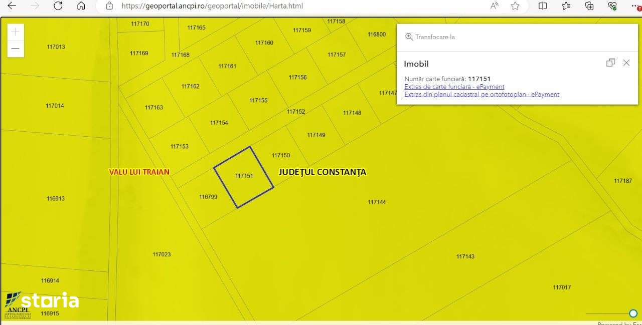 Teren 500 mp(lot 24)/Valu Lui Traian/licitatie - Imagine principală: 2/6