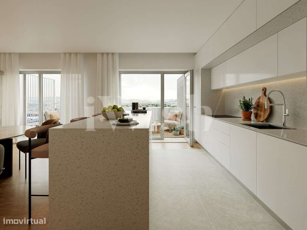 Dragão Residences - Penthouse com 2 quartos no piso 9 com vista rio-5
