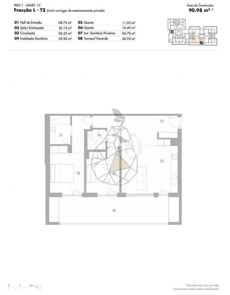 Apartamentos exclusivos em construção T2 , T2 duplex e T3 com piscina - Grande imagem: 4/27
