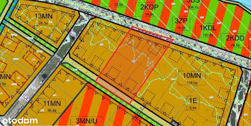 Działka budowlana Opole Wróblin Krzanowicka - Pełny obrazek: 2/13