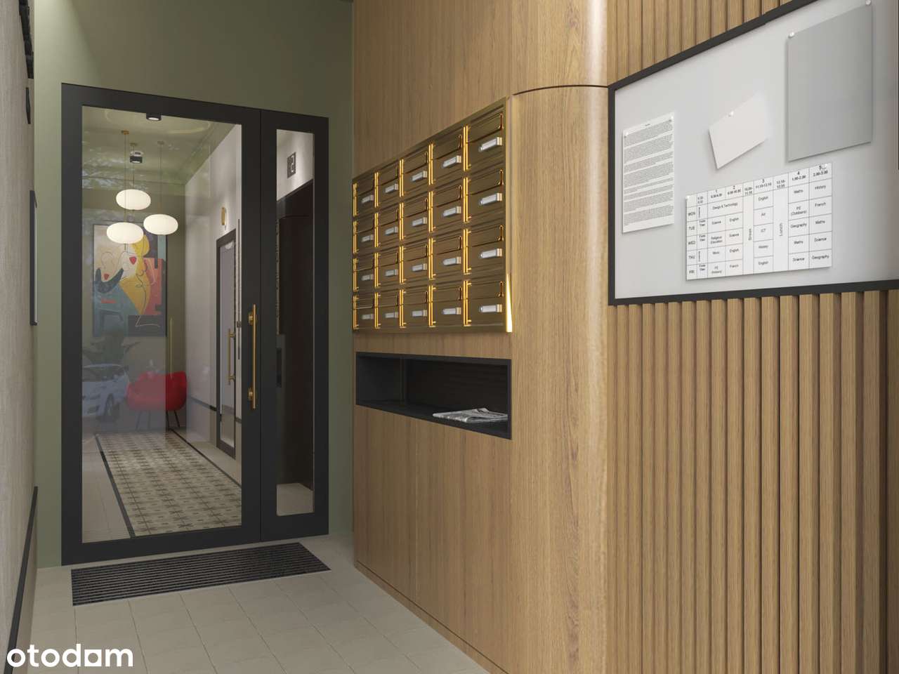 3-pokojowy apartament 60m2 + balkon - Pełny obrazek: 1/8