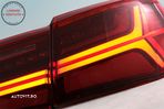 Stopuri Full LED Audi A6 4G C7 (2011-2014) Red Clear Facelift Design Semnalizare S- livrare gratuita - 4