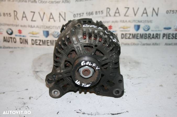 Alternator Vw Golf 5 Touran Seat Skoda Octavia 2 1.6 Fsi Cu Garantie - 1