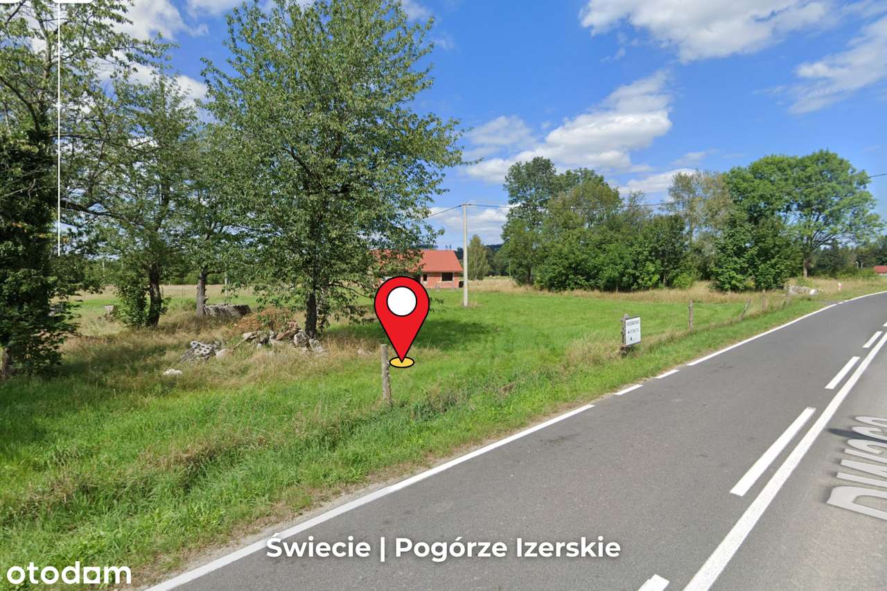 Działka 1830 m² w Świeciu – miejsce na dom z widokiem na Góry Izerskie-7