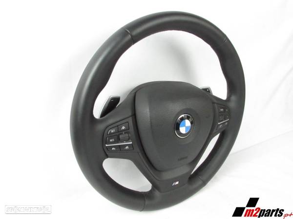 Volante Pack M Com Patilhas, Multifunções e Airbag Seminovo/ Original BMW X3 (F2... - 2