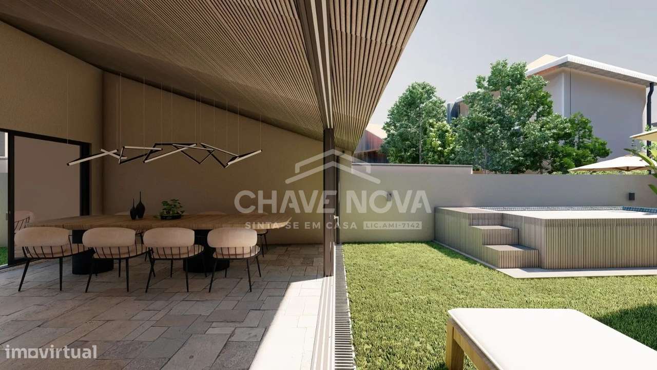 Moradia V3 de Luxo c/ 3 Suites, Piscina em Leça do Balio-6
