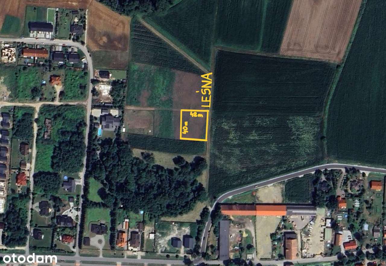 Pełczyce, gmina Kobierzyce , Działaka budowlana - MOŻLIWE RATY - Pełny obrazek: 2/2