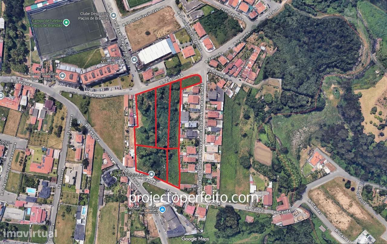 Terreno Urbano  Venda em Paços de Brandão,Santa Maria da Feira - Grande imagem: 2/8