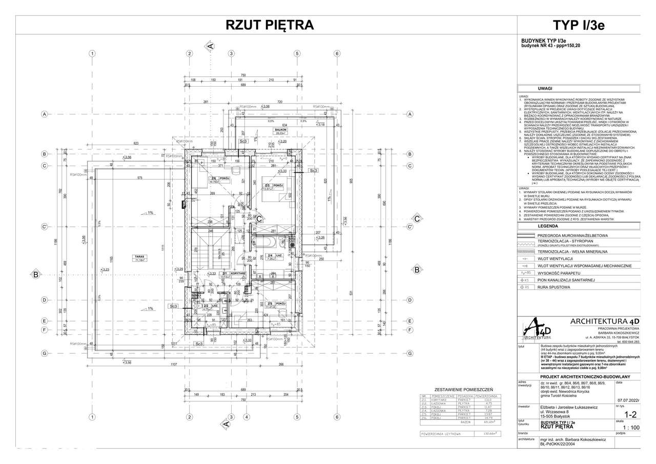 Nowoczesny Dom w Niewodnicy Koryckiej - Pełny obrazek: 4/6