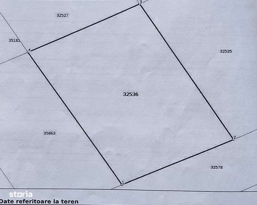 Teren Plaiul Vulcanesti  - 568 MP front 20 m - Imagine principală: 3/3