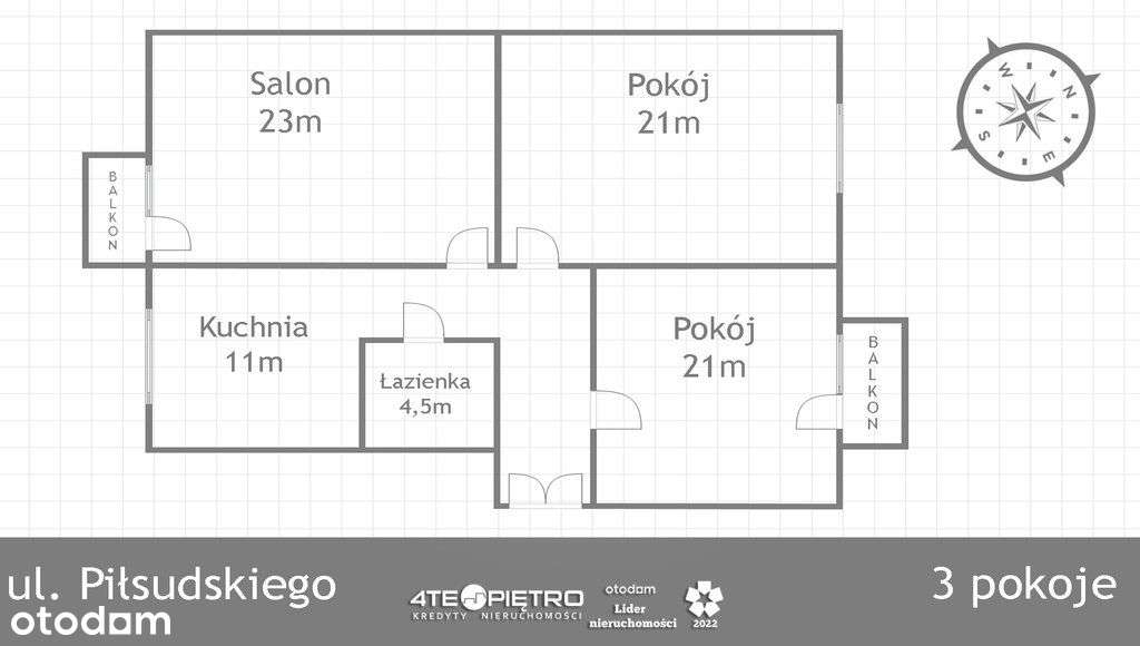 Stare miasto, deptak, centrum, uczelnia, zielono - Pełny obrazek: 4/4