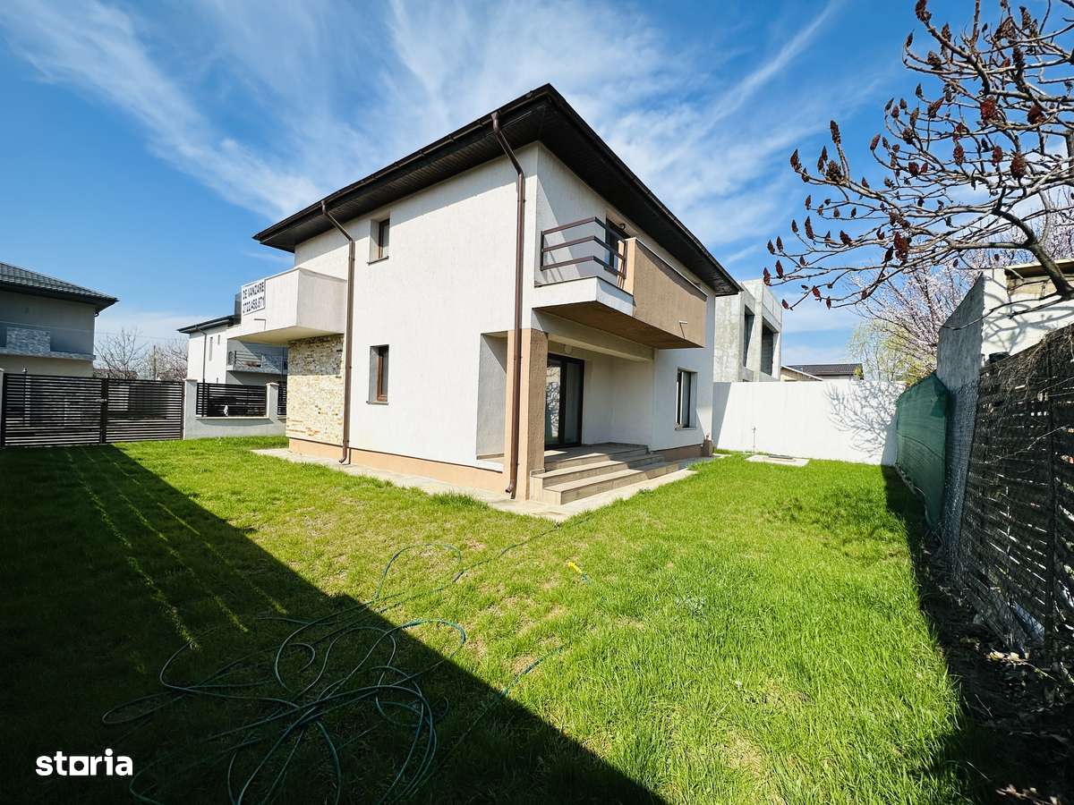 Casă modernă || nouă de vânzare Berceni Ilfov || 5 camere teren 350 mp - Imagine principală: 3/15