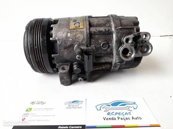 COMPRESSOR AR CONDICIONADO ORIGINAL 6452 65643-07 A41G11304022 BMW SERIE 3 E46 320D 150CV - 3