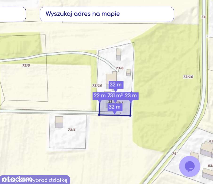 Dwie działki w cenie jednej!  732 m2  + 1300 m2-10