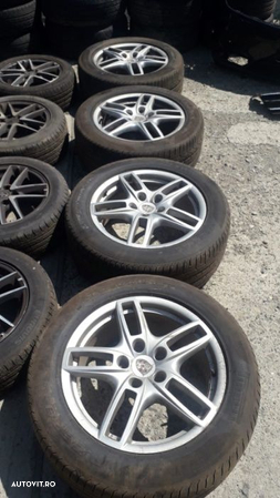 Set complet de jante Porsche Cayenne pe 19'' cu anvelope de vara. - 1