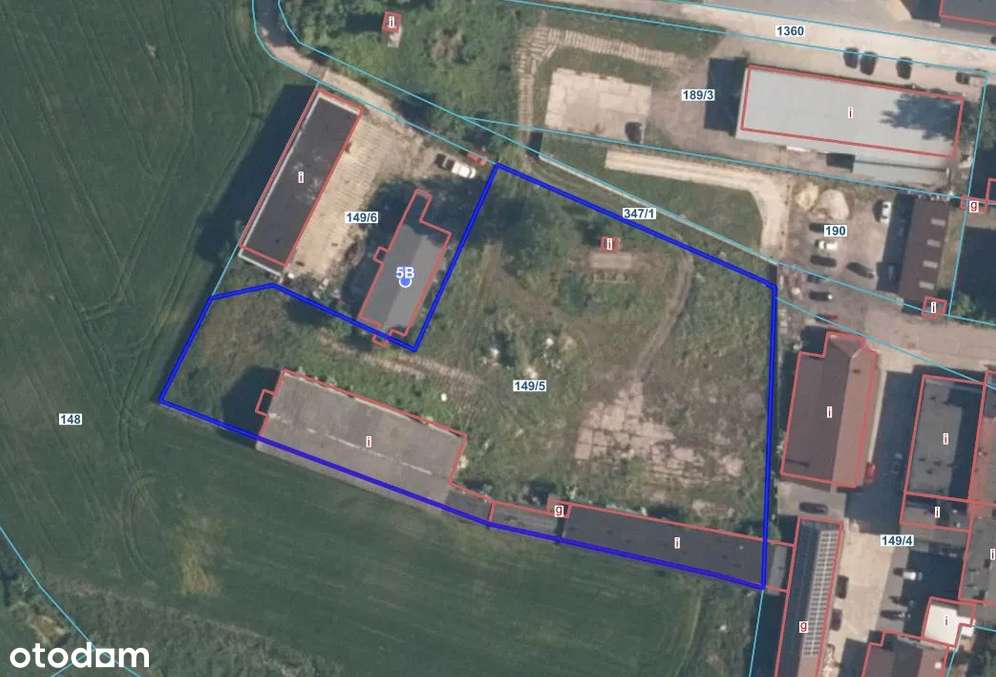 Działka z budynkami magazynowymi- LICYTACJA-0