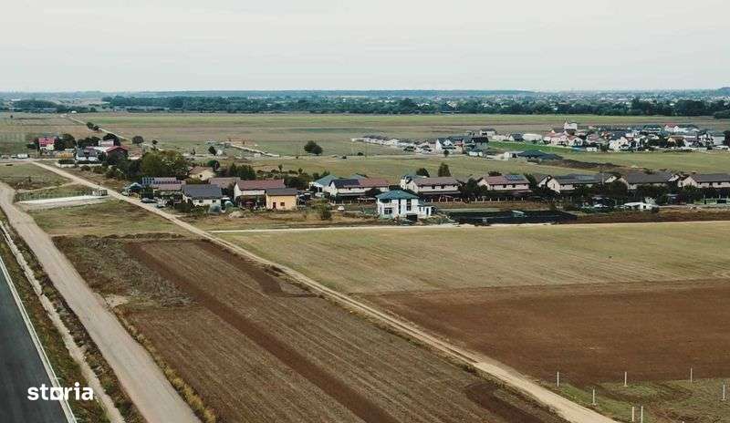 LOTURI TEREN, DOMNESTI, 496-632 mp, RATE la dezvoltator, 39 eur/mp+TVA - Imagine principală: 5/7