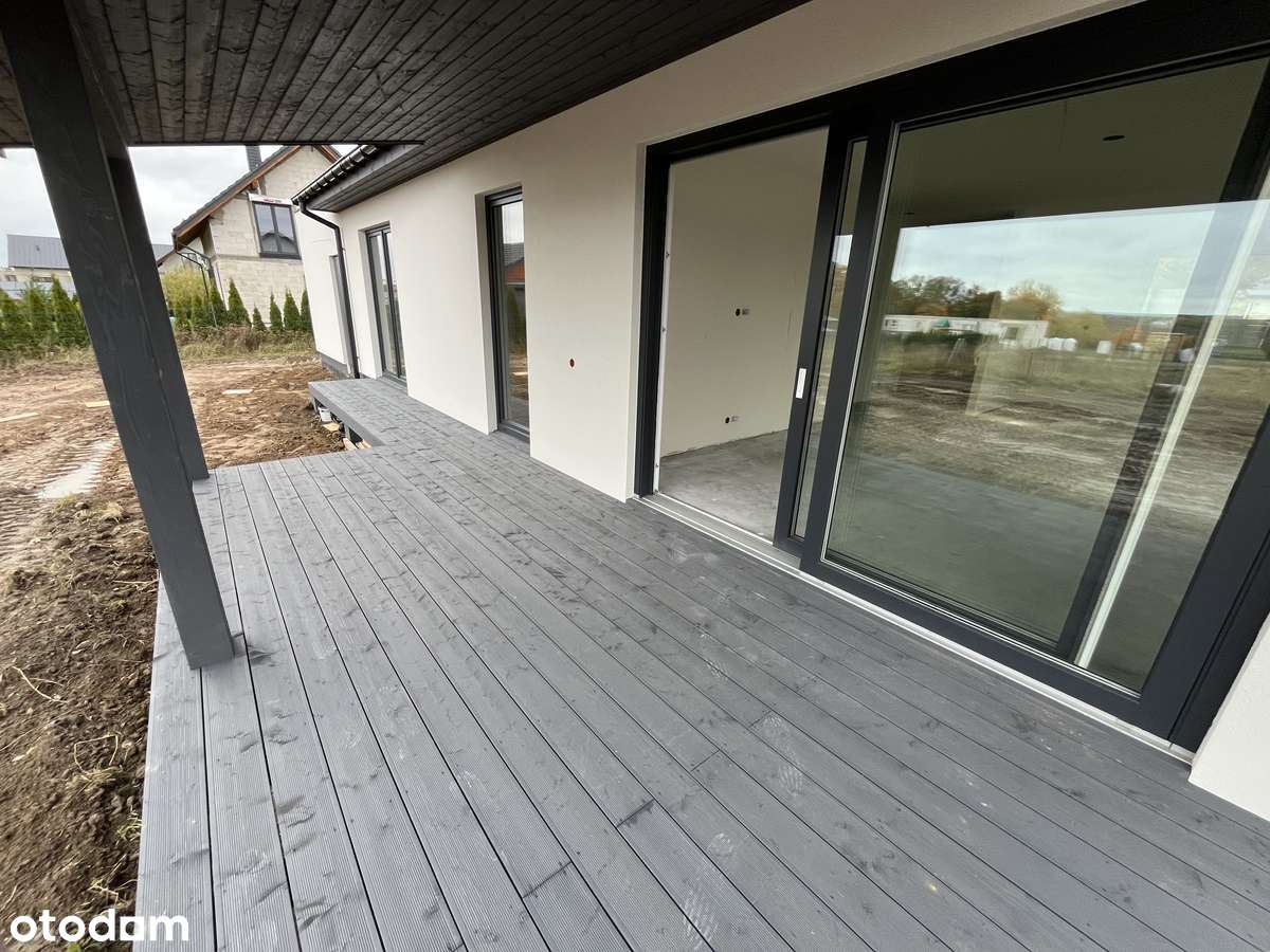 Nowo wybudowany dom z garażem, tarasem, pompą ciepła i rekuperacją. - Pełny obrazek: 5/20