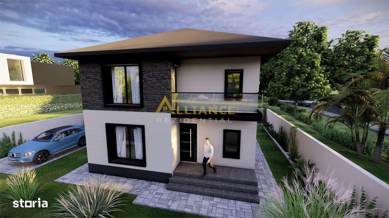 Vila individuala- 700m de STV- 4 camere - 2 bai - pod - beci-0