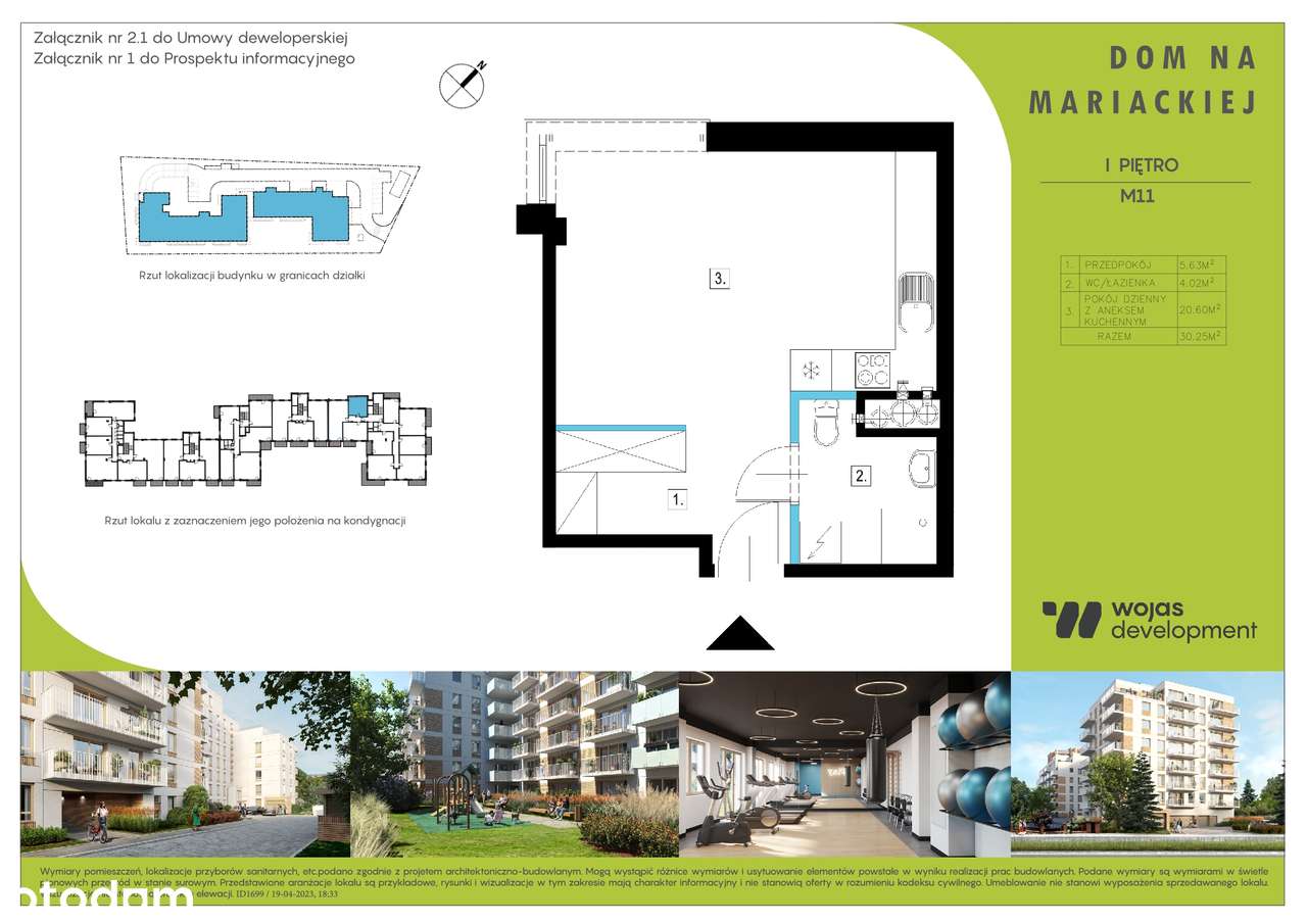 Dom na Mariackiej | mieszkanie M11 - Pełny obrazek: 3/8
