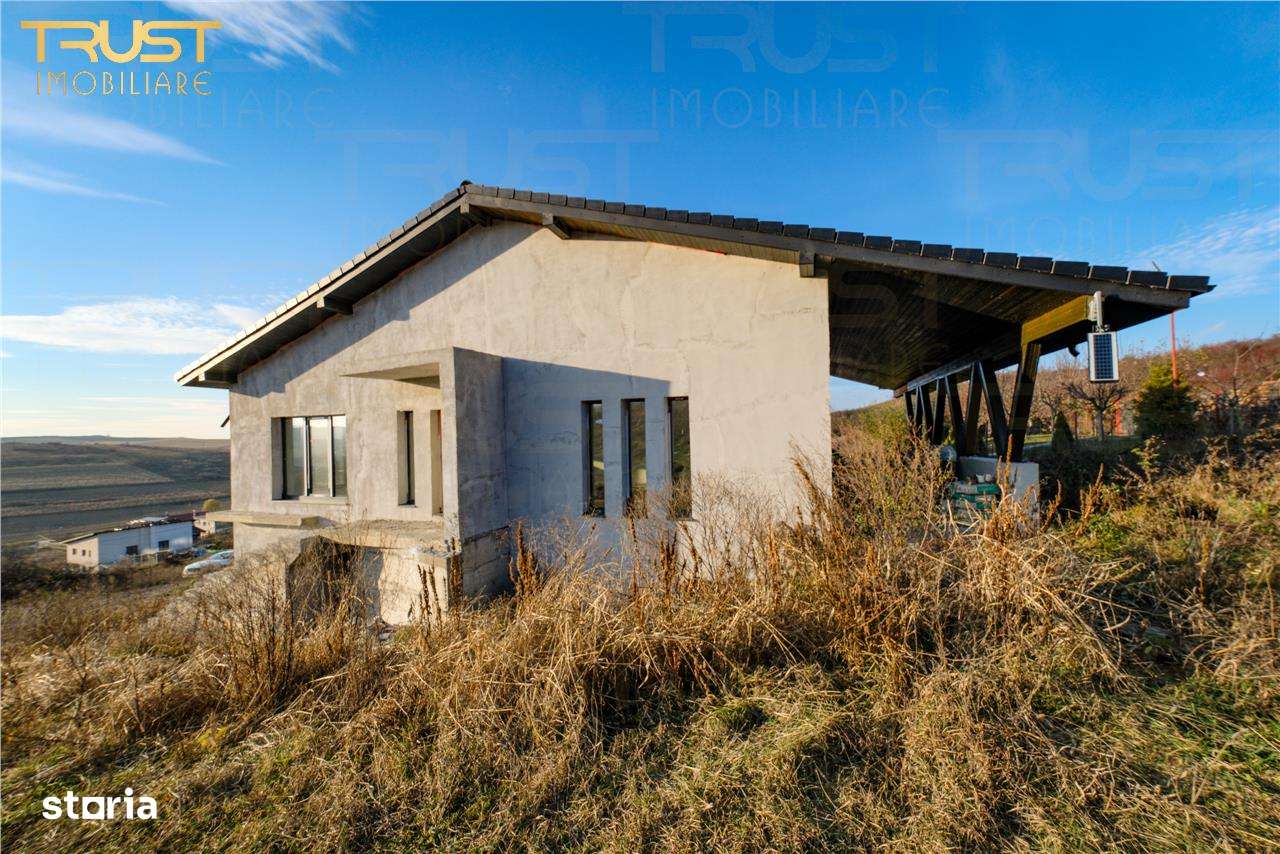 Casa individuala l Teren 792mp l  260mpu l  Chinteni l  semifinisat l - Imagine principală: 4/16