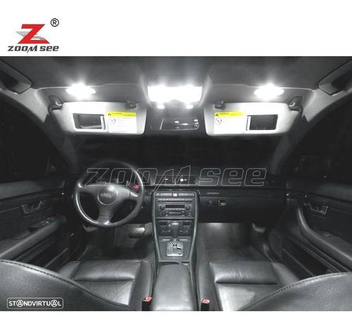 KIT COMPLETO DE 20 LÂMPADAS LED INTERIOR PARA AUDI A4 S4 RS4 B6 B7 SEDAN SALOON SÃLO 2002-2008 - 5