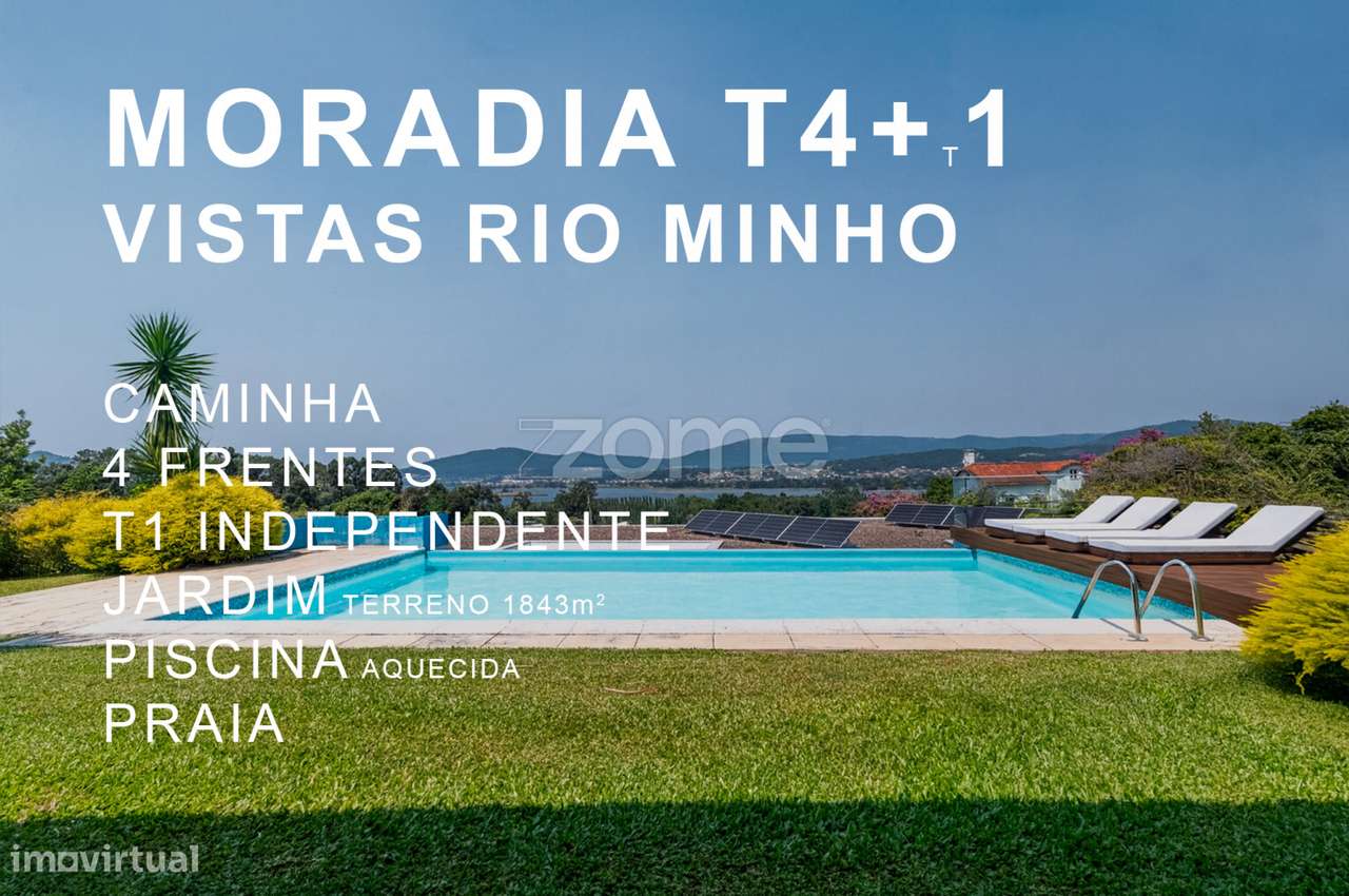 Moradia T4+1 em Caminha vistas para o Rio Minho - Grande imagem: 3/32