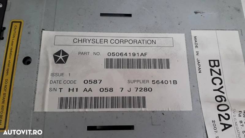 Navigatie Chrysler 300C Grand Cherokee 3 3.0 CRD - 2